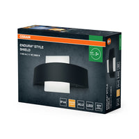 OSRAM LED Applique murale et plafonnier, luminaire pour applications extérieures, blanc chaud, 60,0 mm x 240,0 mm x 142,0 mm, ENDURA STYLE SHIELD