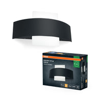 OSRAM LED Applique murale et plafonnier, luminaire pour applications extérieures, blanc chaud, 60,0 mm x 240,0 mm x 142,0 mm, ENDURA STYLE SHIELD