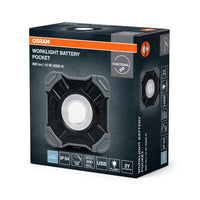OSRAM LAMPES DE TRAVAIL VALEUR BATTERIE, USB, Projecteur 10W, 800lm, 6500K