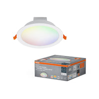 OSRAM Matter SMART+ Spot encastré RECESS DOWNLIGHT TW, Ø 170mm, RGB 12W, 220…240 V, 2700…6500K, IP20
