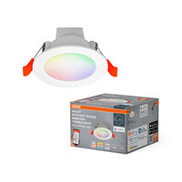 OSRAM Matter SMART+ SPOT ENCASTRÉ, Ø 86mm, RGB 4W, Blanc réglable, 2700…6500 K