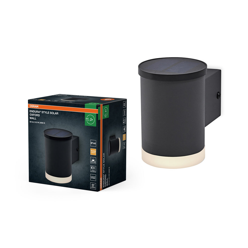OSRAM ENDURA STYLE SOLAR OXFORD Applique murale extérieure, 0,5W, 50lm