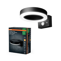 OSRAM ENDURA® Style Applique Solaire LED Cercle Unique avec Capteur 6W / 3000K Blanc Chaud