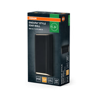 OSRAM ENDURA® Style IP65 Applique murale Idar Gris foncé, lampe murale, 340 lm, 3000 K, blanc chaud