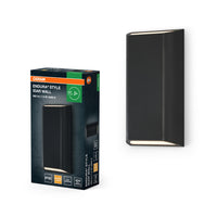 OSRAM ENDURA® Style IP65 Applique murale Idar Gris foncé, lampe murale, 340 lm, 3000 K, blanc chaud
