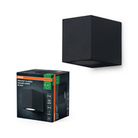 OSRAM ENDURA Square Down Außen-Wandleuchte, schwarz, GU10