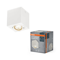 OSRAM Spot Surface Carré Spot de plafond en saillie 80x80mm, blanc, GU10