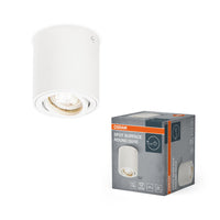 OSRAM Spot Surface Round Spot de plafond en saillie, Ø 80mm, blanc, GU10