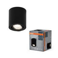 OSRAM Spot Surface Round Spot de plafond en saillie, Ø 80mm, noir, GU10