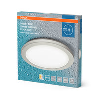 OSRAM ORBIS Disc Plafonnier de salle de bain 30cm 22W Click CCT IP44 Chrome