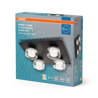 OSRAM ORBIS Flamme Plafonnier de salle de bain 22W Click CCT IP44 noir