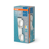 OSRAM ORBIS Flamme Applique murale de salle de bain 11W Click CCT IP44 blanc