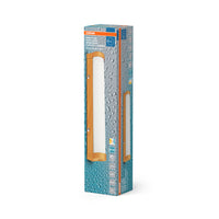 OSRAM ORBIS Tube miroir de salle de bain applique murale verre givré 9W 40cm décor bois