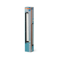 OSRAM ORBIS Tube lampe miroir/murale de salle de bain verre à bulles 12W 60cm noir