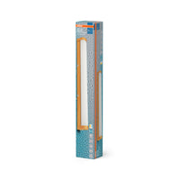 OSRAM ORBIS Tube miroir de salle de bain applique murale verre givré 12W 60cm décor bois