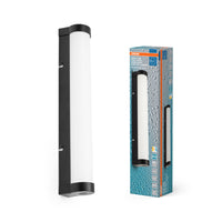 OSRAM ORBIS Tube miroir de salle de bain applique murale verre givré 9W 40cm noir