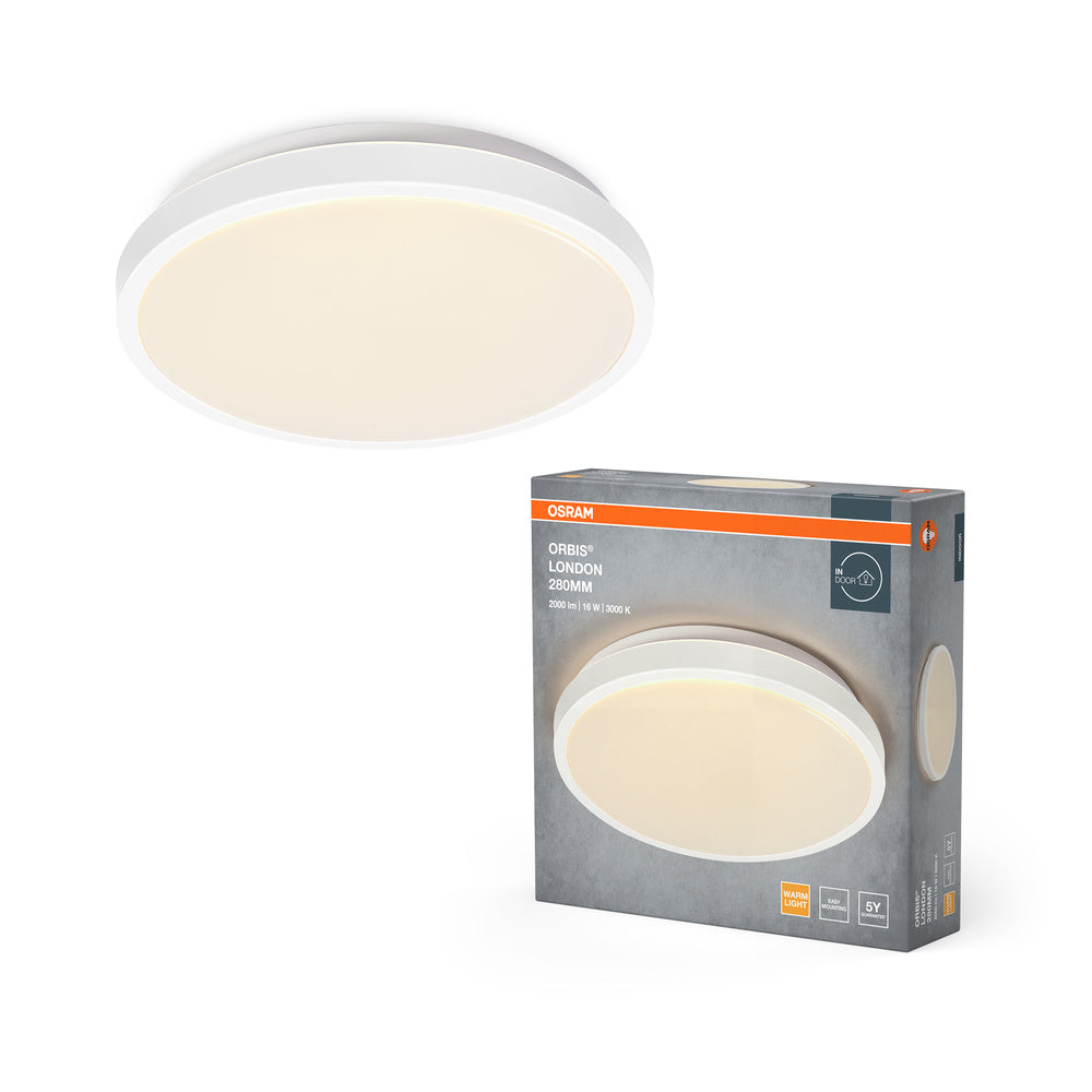 OSRAM ORBIS LONDON Plafonnier, blanc, 16W, 2000lm