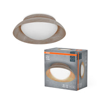 OSRAM ORBIS MILAN Plafonnier 305mm, couleur bois, 2xE27