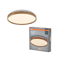 OSRAM ORBIS Alison plafonnier 24W dimmable Click-DIM 395mm décor bois
