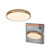 OSRAM ORBIS Woodburry plafonnier dimmable Click-DIM 24W 390mm bois