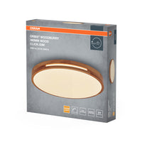 OSRAM ORBIS Woodburry plafonnier dimmable Click-DIM 24W 390mm bois