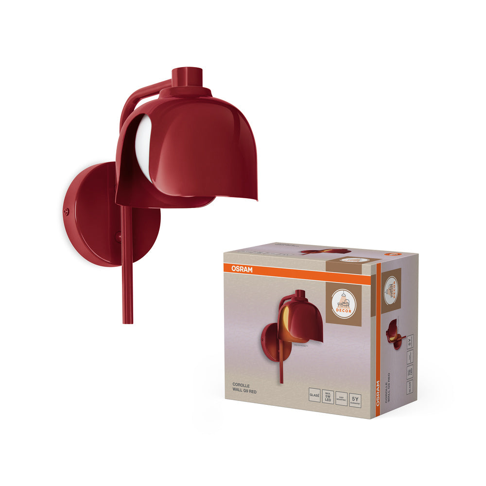 OSRAM Décor Corolle Murale G9 Rouge