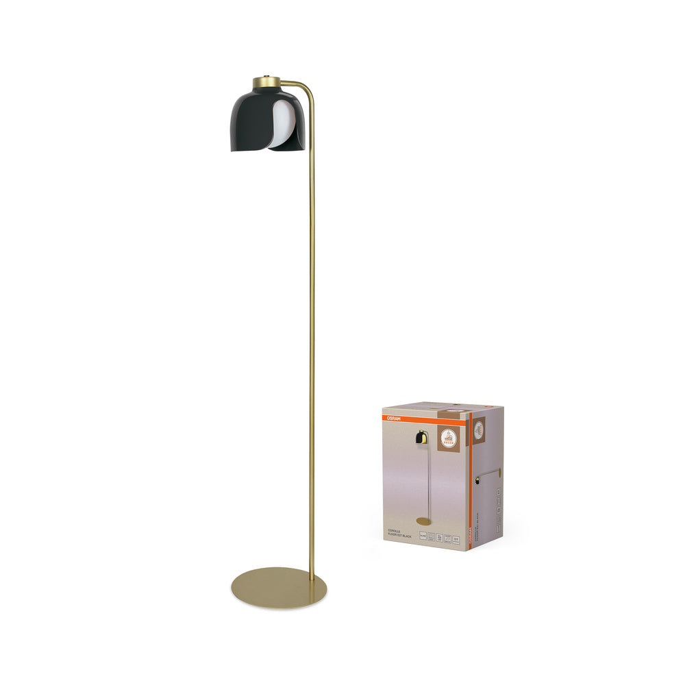 OSRAM Décor Corolle Lampadaire E27 Noir