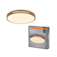 OSRAM ORBIS Woodburry plafonnier dimmable Click-DIM 16W 300mm bois