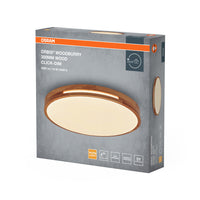 OSRAM ORBIS Woodburry plafonnier dimmable Click-DIM 16W 300mm bois