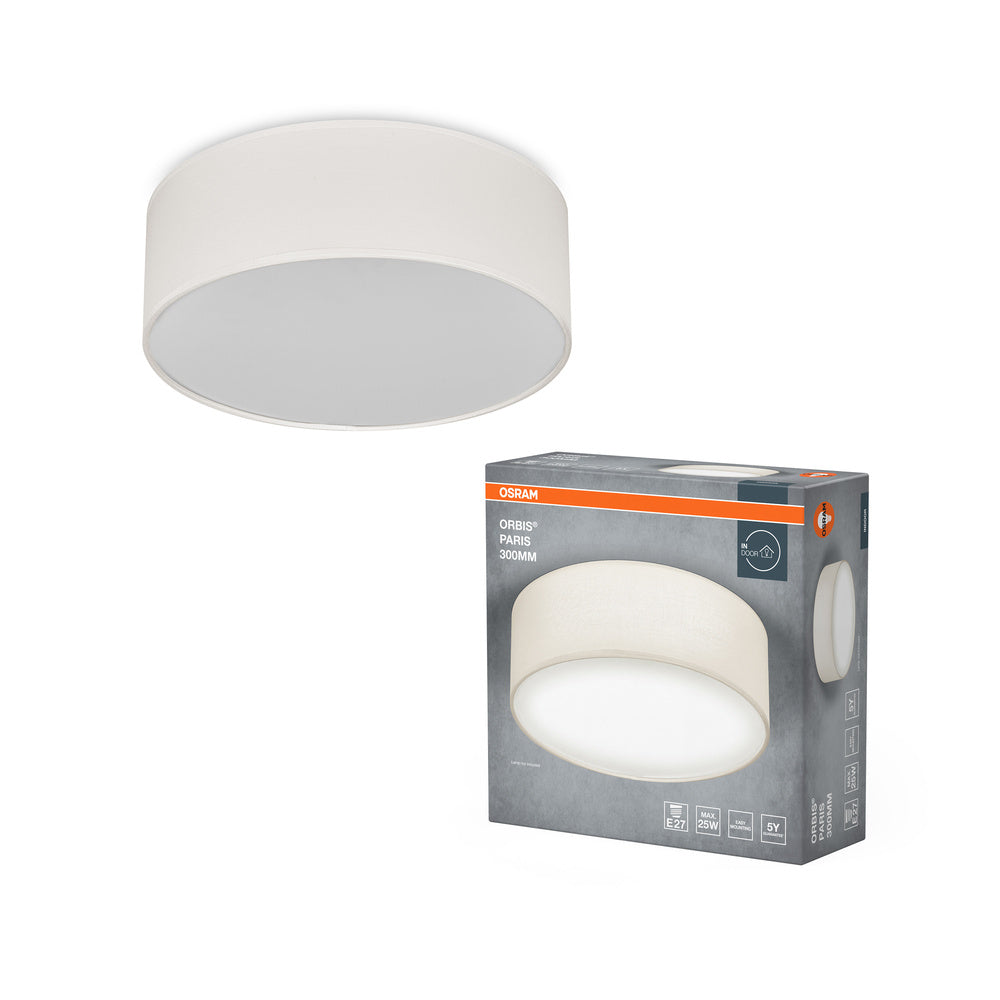 OSRAM ORBIS PARIS Plafonnier 300mm, beige, E27
