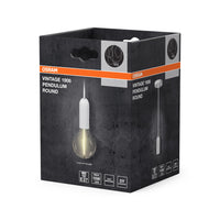 OSRAM Vintage 1906® Suspension RONDE E27, blanc