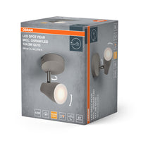 OSRAM LED SPOT PEAR Spot de plafond en saillie, gr, 4,3W, 840lm
