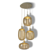 OSRAM DÉCOR Suspension Aiguille Plaque Beige 4xE27