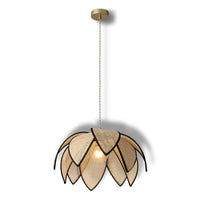 OSRAM DECOR Rattan Lotus Suspension E27 Marron