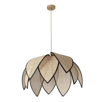 OSRAM DECOR Rattan Lotus Suspension E27 Brun