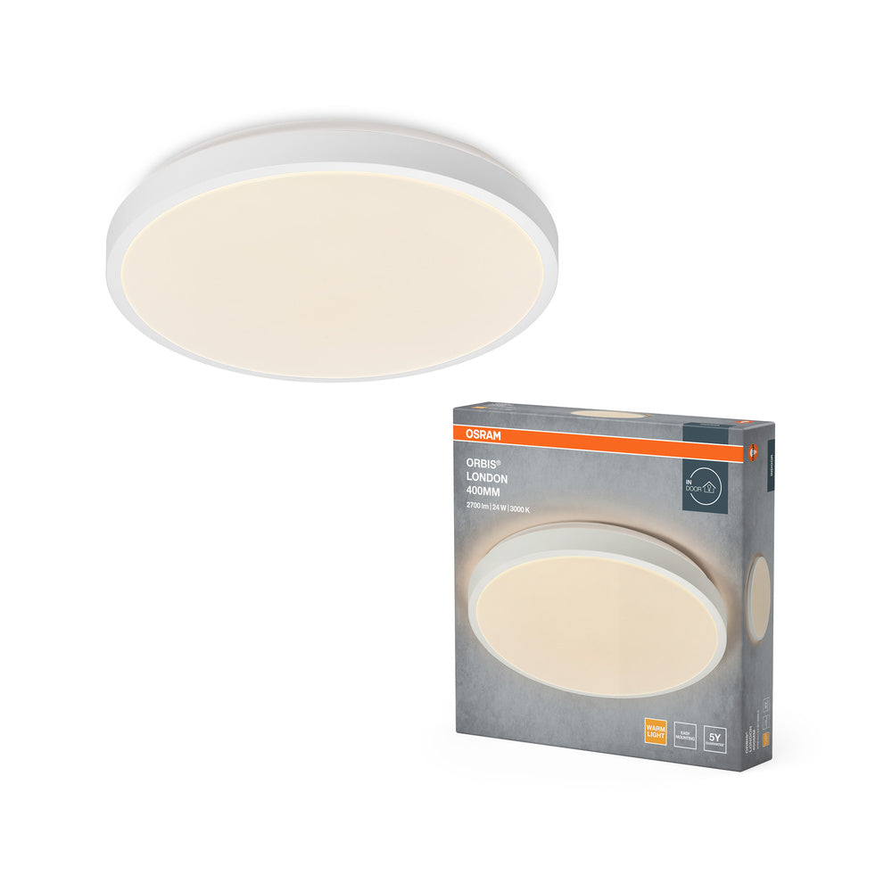 OSRAM ORBIS LONDON Plafonnier, blanc, 24W, 2700lm