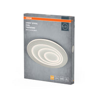 OSRAM ORBIS SPIRALE OVALE Plafonnier, blanc, 63W, 5000lm