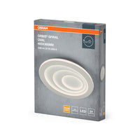 OSRAM ORBIS SPIRAL OVAL plafonnier, blanc, 37W, 4000lm