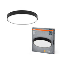 OSRAM ORBIS Slim Moia Plafonnier, noir, 36W, 4500lm
