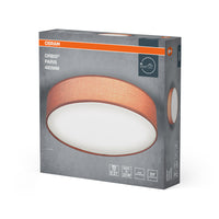OSRAM ORBIS PARIS Plafonnier 480mm, marron, 3xE27