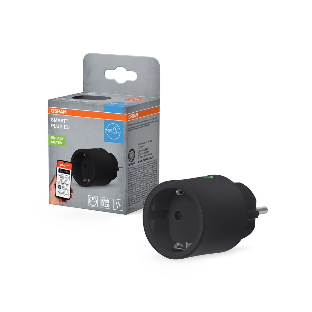 OSRAM Matter SMART+ prise intelligente intérieure, noire