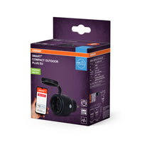 LEDANCE ZigBee SMART+ prise compacte intelligente extérieure, noire