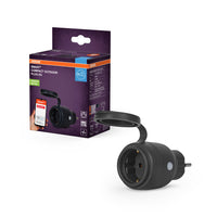 LEDANCE ZigBee SMART+ prise compacte intelligente extérieure, noire