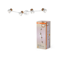 OSRAM DECOR SPOT CORK Plafonnier, 4 x 3,4W, 920lm, blanc