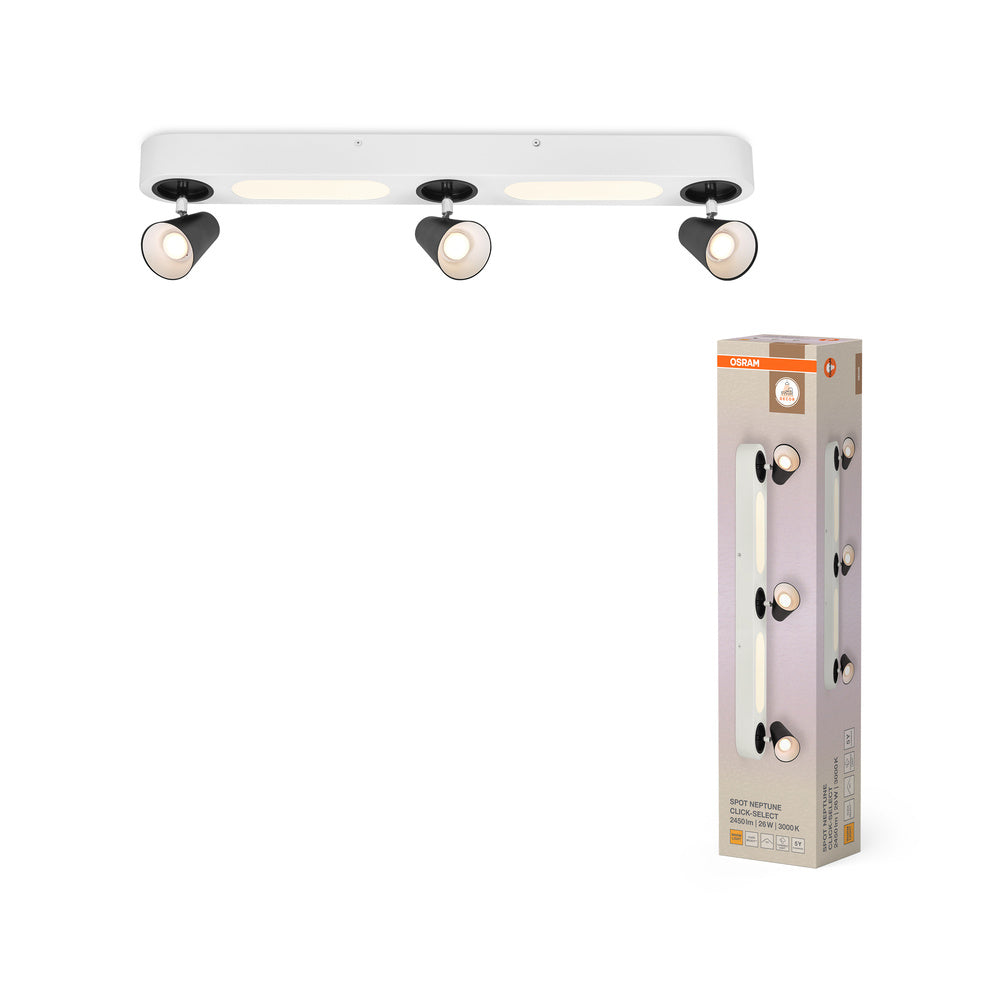 OSRAM DECOR SPOT NEPTUNE Plafonnier, 26W, 1.180lm, blanc