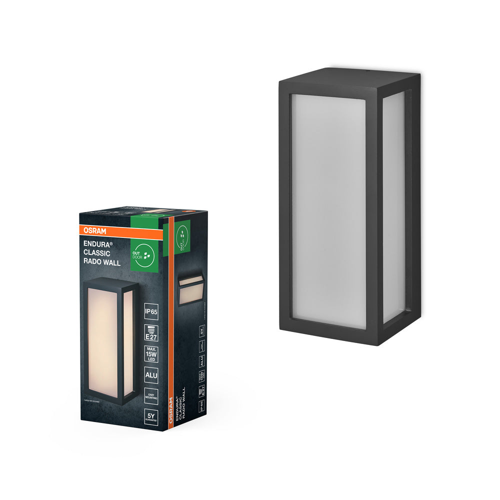 OSRAM ENDURA CLASSIC RADO W Außenwandleuchte, dunkelgrau