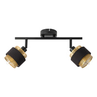 OSRAM DECOR Spot Hornet plafonnier 2X2.8W, E14, 250lm, 2700K, noir