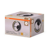 OSRAM Decor Curve Felt Wall 20W 830 Dark Grey