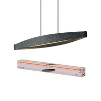 OSRAM Decor Flat Felt Pendant 23W 830 Dark Grey