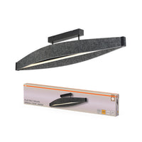 OSRAM Decor Flat Felt Ceiling 23W 830 Dark Grey